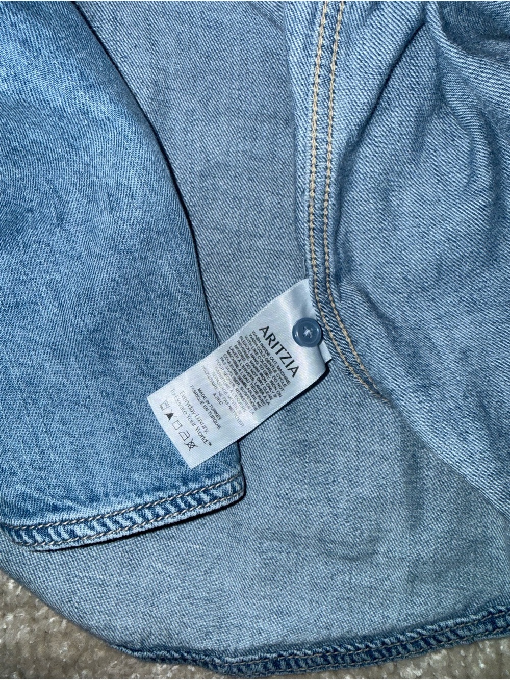 Aritzia Babaton Utility Denim Shirt - Picture 7 of 7